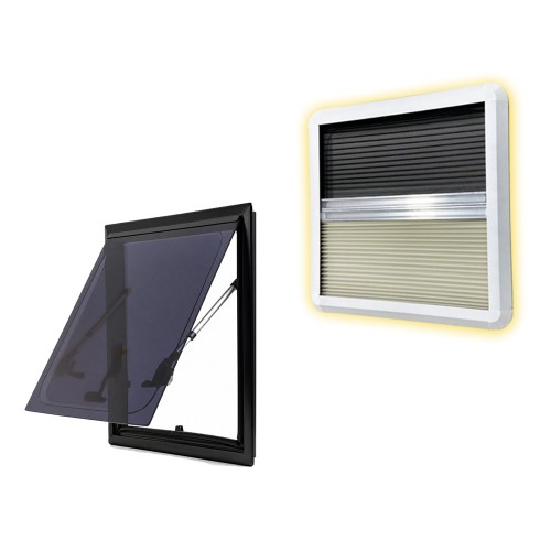 Masis Window + Blind BG 450 x 450 with LED