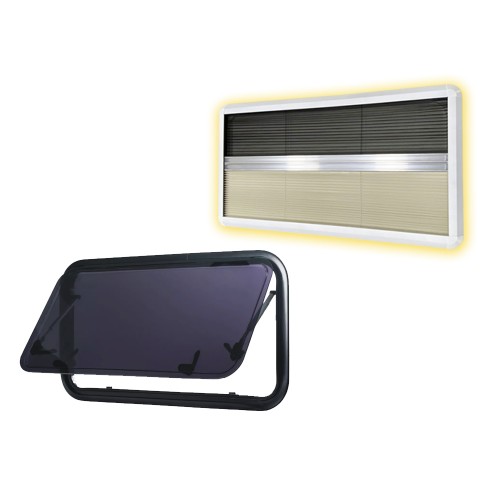 Masis Window + Blind AM 850 x 450 with LED Masis Window + Blind AM 850 x 450 with LED
