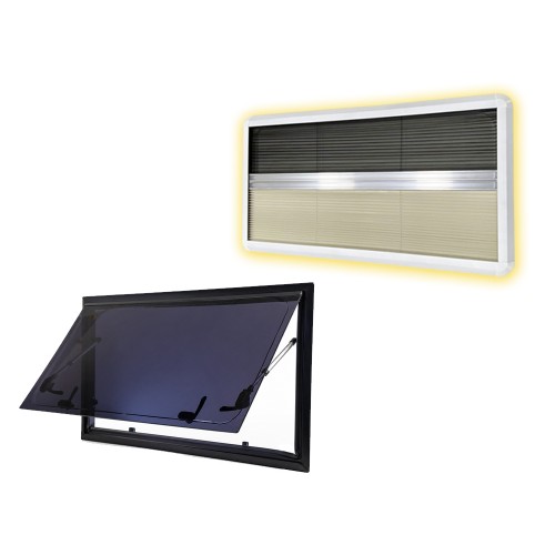 Masis Window + Blind BG 850 x 450 with LED Masis Window + Blind BG 850 x 450 with LED